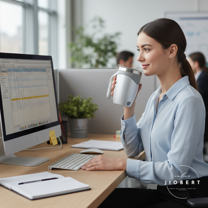 TAZA AUTOMEZCLADORA RECARGABLE - "Turbo Mix"